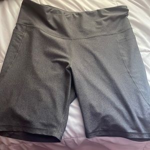 Worn a couple times, old navy bike shorts with pockets!
